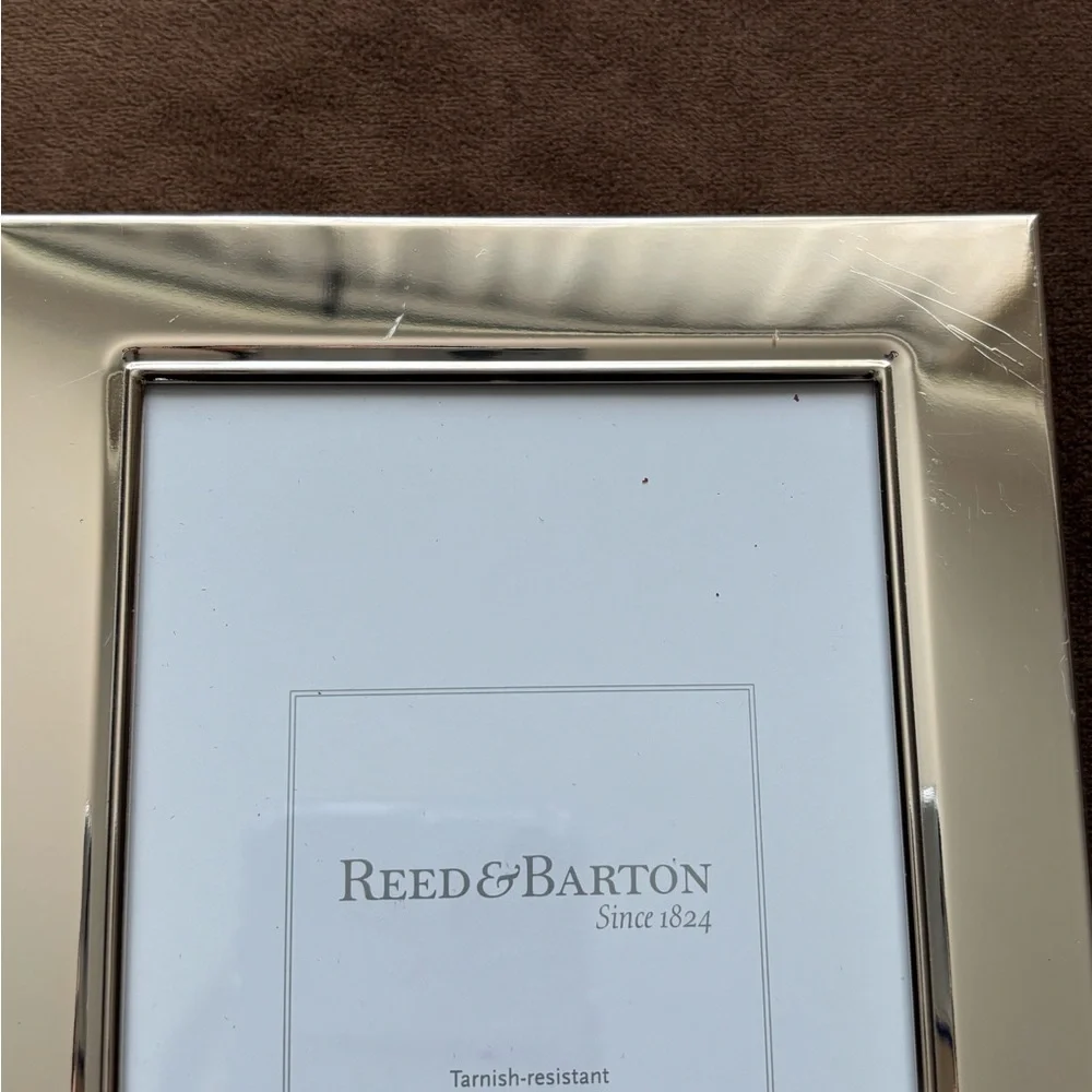 Reed & Barton Cream Picture Frame with Colorful Enamel Safari Animals